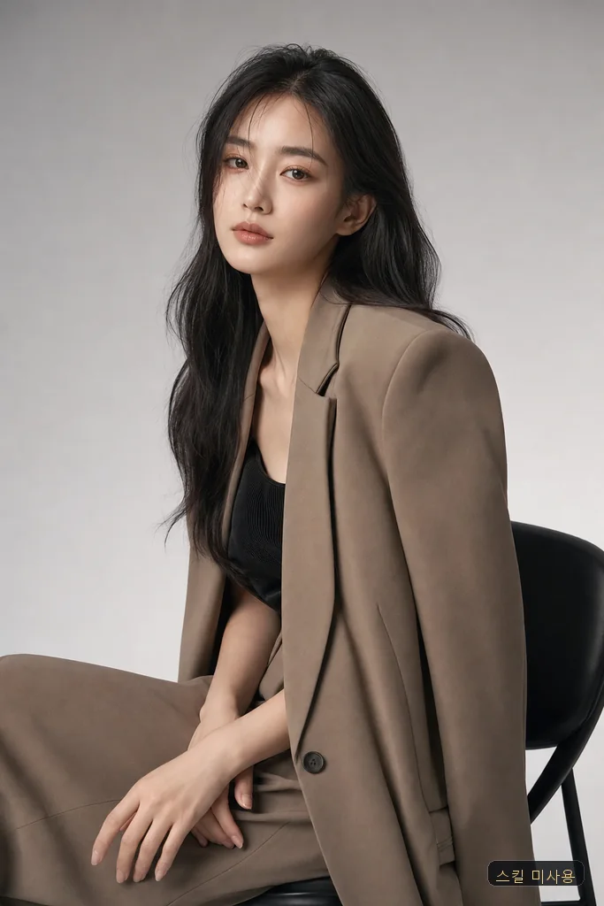스킬 없이 — 화보 한 장